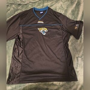 NFL Jacksonville Jaguars Black Men's Short-Sleeve Jersey Tee Large